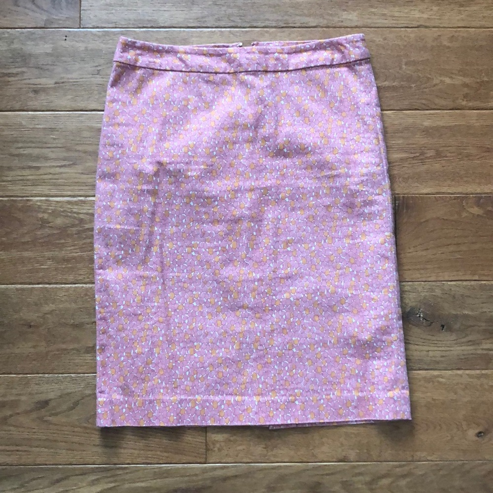 Spring Pattern Talbots Pencil Skirt - image 2